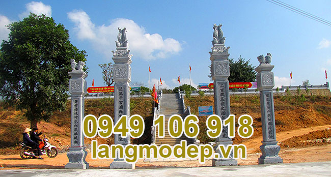 Cổng làng tứ trụ đẹp