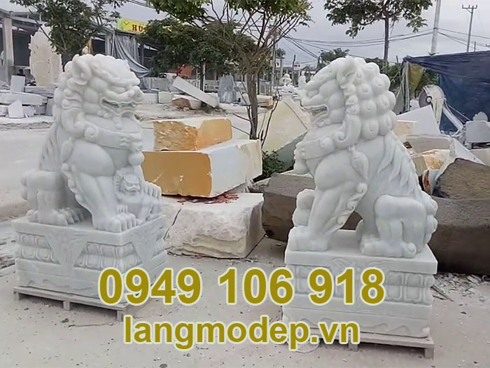 Tượng kỳ lân đá phong thủy