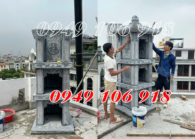 Cấu tạo mẫu bàn thờ thiên 2 tầng bàn thờ đá 2 ban thờ ngoài trời Cấu tạo mẫu bàn thờ thiên 2 tầng bàn thờ đá 2 ban thờ ngoài trời