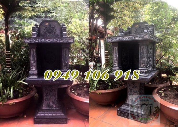 Mẫu cây hương 2 tầng thờ Chúa Bản Thượng bằng đá Mẫu cây hương 2 tầng thờ Chúa Bản Thượng bằng đá